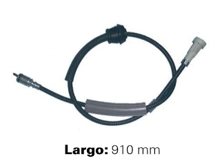 CABLES VELOCIMETRO LIVIANOS RENAULT CLIO 1.4-1.7 D 90/99 CON GUARDAPOLVO BULBO Y ACOPLE PLASTICO - LARGO 910 MM - FREMEC 1129_