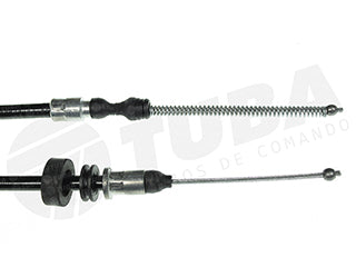 CABLES FRENO DE MANO LIVIANOS CHEVROLET CELTA/PRISMA 01/13 / SUZUKI FUN 01/.. FRENO TRASERO IZQUIERDO - LARGO 1375 MM_
