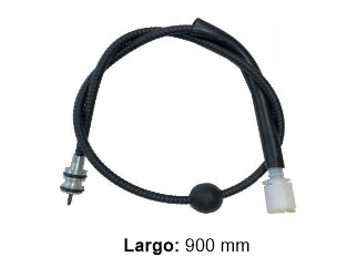 CABLES VELOCIMETRO LIVIANOS PEUGEOT 106/205/405 / CITROEN AX/SAXO CON GUARDAPOLVO BULBO Y ACOPLE CORREDIZO - LARGO 900 MM - FREM
