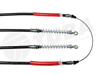 CABLES FRENO DE MANO LIVIANOS FIAT 147/SPAZIO/FIORINO FRENO ENTRE RUEDAS - LARGO 2300 MM_