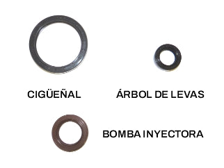 RETENES DE DISTRIBUCION KITS CHEVROLET 2.8 TD DURAMAX 180 CV RETENES CIGUENAL Y ARBOL DE LEVAS Y BOMBA INYECTORA_