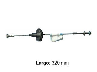 CABLES FRENO DE MANO LIVIANOS FORD FOCUS 00/04 TRAMO DELANTERO - SIN PALANCA - LARGO 320 MM - FREMEC 3122_