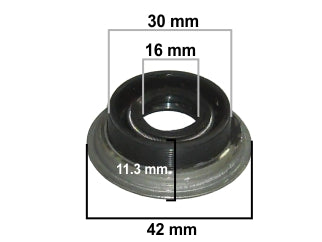 RETENES DIFERENCIAL Y CAJA LIVIANOS CITROEN / PEUGEOT-NBR-16.00X30.0/42.0X11.30-A 355-L_