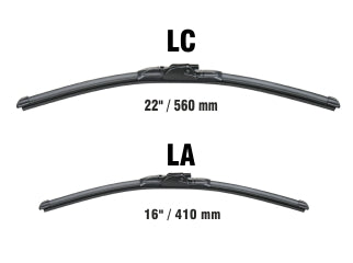 ESCOBILLAS KITS VOLKSWAGEN GOL TREND/VOYAGE/FOX CROSS/FOX/SURAN/SAVEIRO 2 22 PULGADAS LC + 16 PULGADAS LA 12/.._