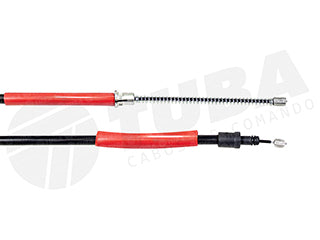 CABLES FRENO DE MANO LIVIANOS PEUGEOT 306 92/.. FRENO TRASERO DERECHO A CAMPANA - LARGO 1585 MM_