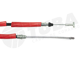 CABLES FRENO DE MANO LIVIANOS FIAT PALIO ADVENTURE 1.6 16V 01/04-1.8 8V 05/.. FRENO TRASERO DERECHO - LARGO 1500 MM_