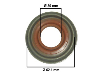 RETENES VARIOS CHEVROLET S10/BLAZER 4X4 RETEN SALIDA CAJA REDUCTORA 30.00X62.10X13.50 MM - GIRO H - POLIACRILICO_