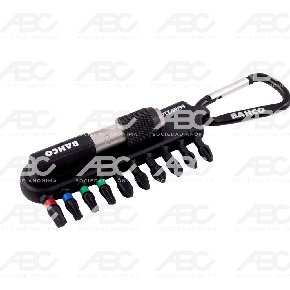 JUEGO DE PUNTAS DE TORSIÓN 1/4" DE IMPACTO PARA PHILLIPS/POZIDRIV/TORX® CON SOPORTE DE BAHCO 66IM/11C-1