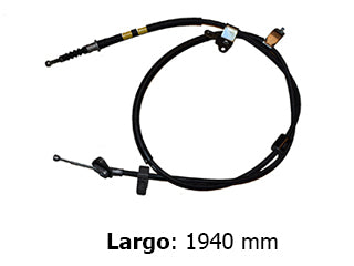 CABLES FRENO DE MANO LIVIANOS TOYOTA COROLLA 14/.. FRENO TRASERO IZQUIERDO - LARGO 1940 MM_