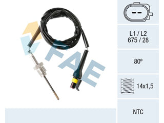SENSORES DE TEMPERATURA VOLKSWAGEN PASSAT/PASSAT CC/SHARAN/TIGUAN / AUDI A3/Q3 2.0 TDI SENSOR TEMPERATURA GASES DE ESCAPE_