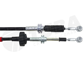 CABLES CAMBIOS - SELECTORA DE CAJA LIVIANOS IVECO DAILY 35S14-40S16-45S14-45S16-55C16 01/.. SELECCION - CABLE CORTO - LARGO 1230 MM _