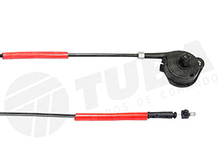CABLES APERTURA CAPOT LIVIANOS RENAULT LOGAN ../12/SANDERO CON SOPORTE DE MANIJA - LARGO 1870 MM_