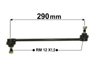 BIELETAS DE SUSPENSION CHEVROLET CAPTIVA/TRACKER DELANTERA DERECHA LARGO 286MM_