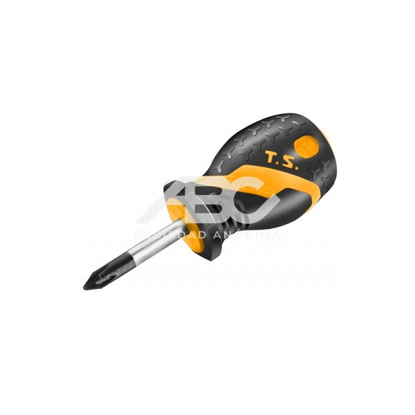 IMANTADO- ACERO ALEADO AL CROMO-VANADIO- ERGONÓMICO MANGO BIMATERIA- PUNTA MAGNÉTICA TOLSEN 015-20133