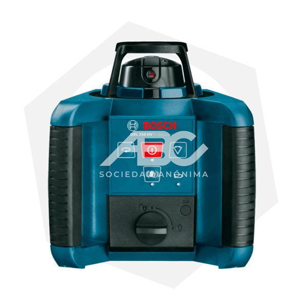 NIVEL LASER GRL250HV ESTE MATERIAL NO INCLUYE TRIPODE NI RECEPTOR PARA FACTURAR VER COMBOGRL250 BOSCH 0601061600