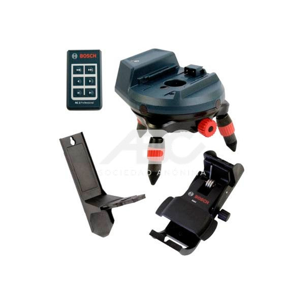 SOPORTE MOTORIZADO PARA NIVELES LASER RM3 + CONTROL RC2 PARA USAR CON CONTROL REMOTO O BOSCH 0601092800
