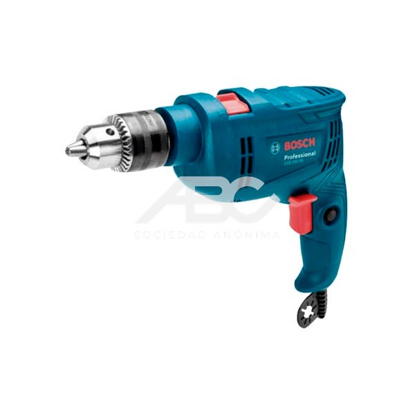 TALADRO PERCUTOR GSB 550RE - MANDRIL 13 MILIMETROS DE 550W DE 0-2100 RPM - 1.7KG BOSCH 06011B60H0