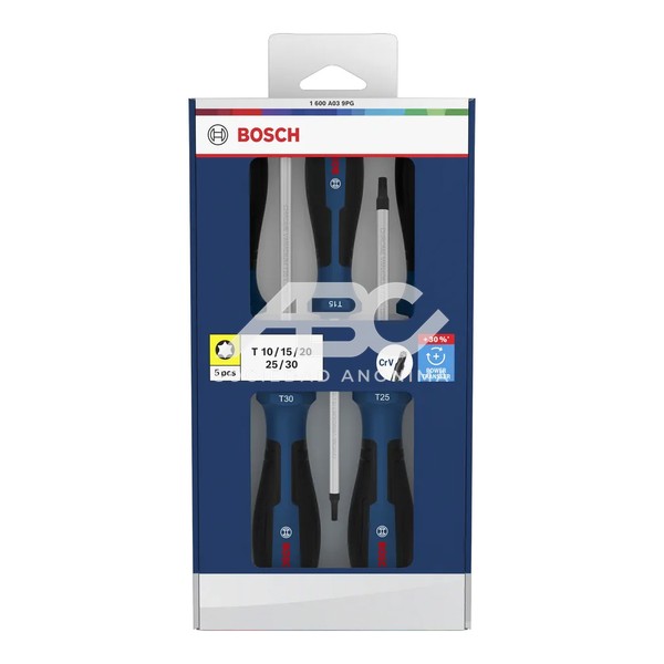 JUEGO DESTORNILLADOR TX 5 PIEZAS BOSCH 1600A039PG
