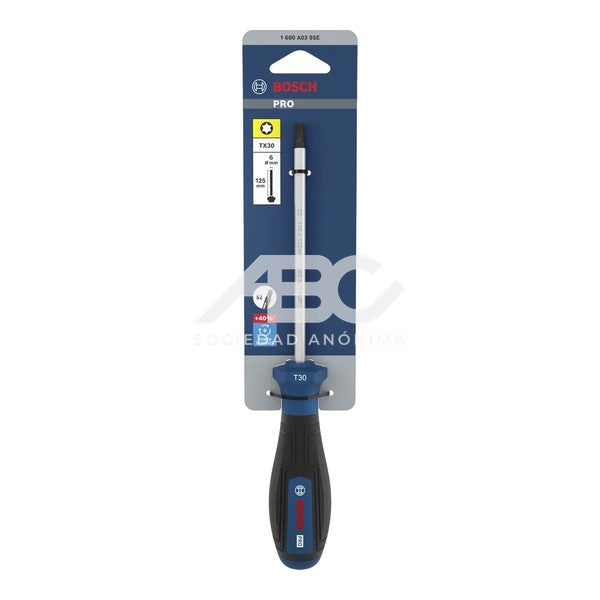 1 PIEZA DESTORNILLADOR PRO TX30 × 125 MM BOSCH 1600A039SE