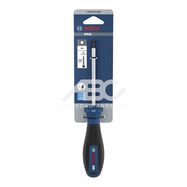 1 PIEZA DESTORNILLADOR PRO H5 × 100 MM BOSCH 1600A039SW