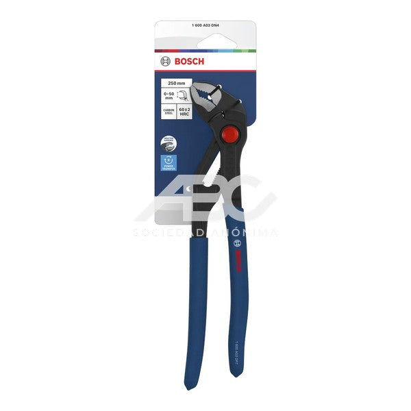 PINZA PICO DE LORO 250 MM SIN MANGO SOFT GRIP EN COLOR PLATA BOSCH 1600A03DN4
