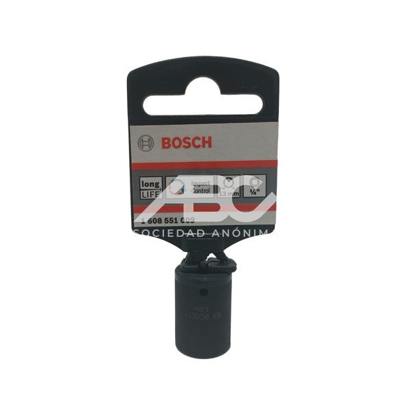 BOCALLAVE DE IMPACTO 1/4" 13MM BOSCH 1608551009