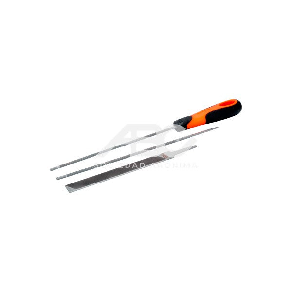 KIT DE AFILADO COMBINADO QUE INCLUYE DOS LIMAS REDONDAS PARA CADENA DE MOTOSIERRA DE 8" Y UNA BAHCO 168-COMBI-5.5