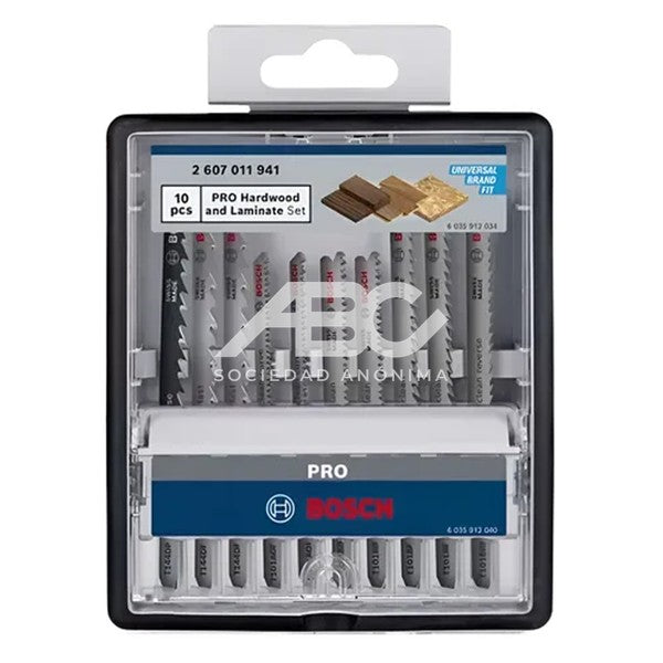 PRO CURVA LIMPIA PARA MADERA DURA T 101 AOF (2X);PRO LIMPIEZA PARA LAMINADO T 101 BIF (2X);PRO BOSCH 2607011941