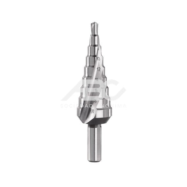BROCA ESCALONADA HSS 9 ESCALONES 4-20MM (LARGO TOTAL 70,5MM) BOSCH 2608597519