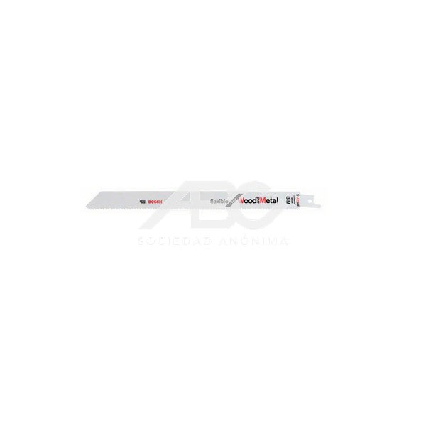 S1122HF - MADERA CON CLAVOS/ METAL, CHAPAS DE METAL, PERFILES DE ALUMINIO - X 5U BOSCH 2608656021