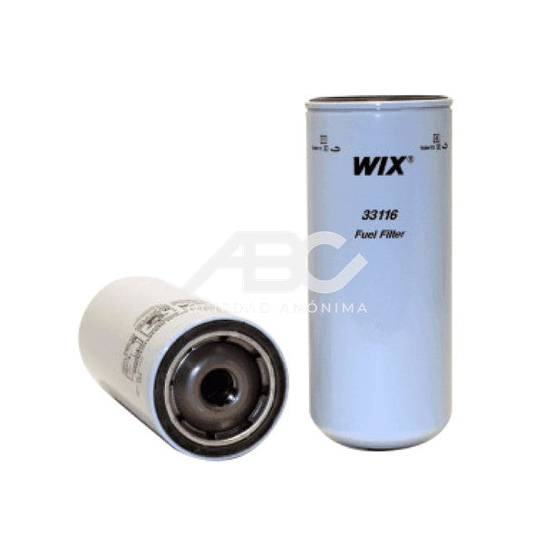 CLARK, CUMMINS - FILTRO COMBUSTIBLE PESADO WIX 33116