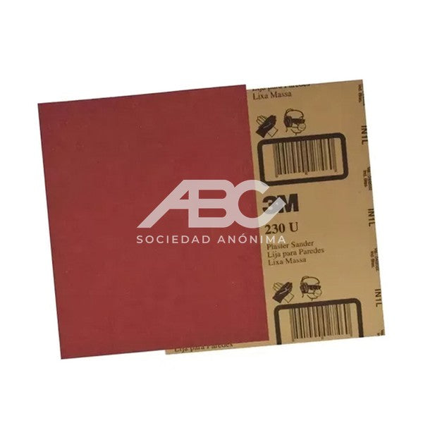 230U LIJA MADERA P220 225X275 MM 3M 66652