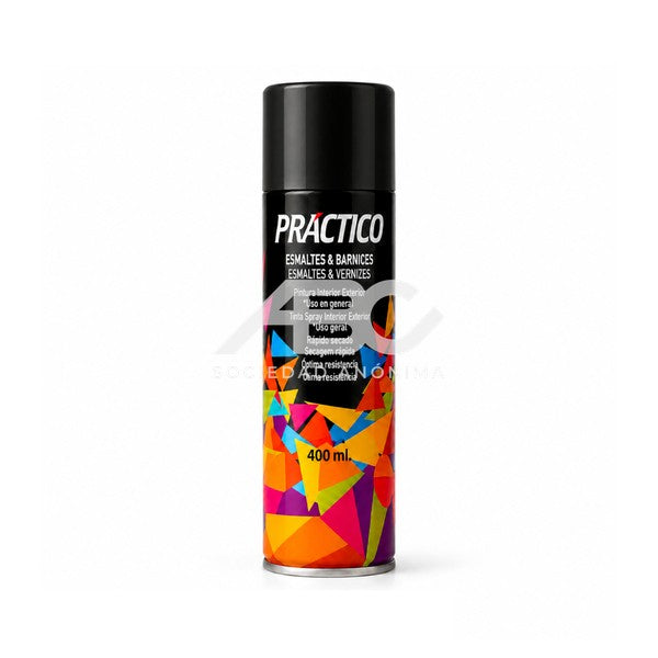 PINTURA AER. NEGRO SATINADO 400ML SINTEPLAST 43504382
