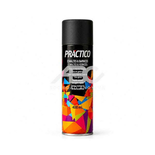 PINTURA AER. NEGRO MATE 400ML SINTEPLAST 43504392