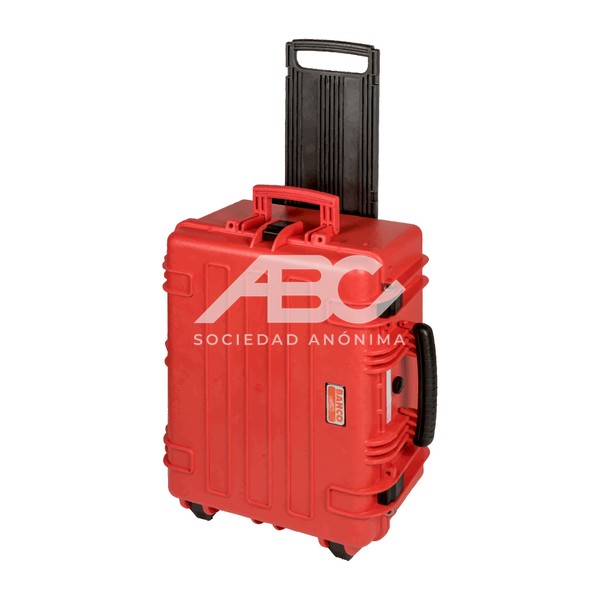 MALETÍN RÍGIDO HD C/RUEDAS 53L, VACIO RED BAHCO 4750RCHDW02RED