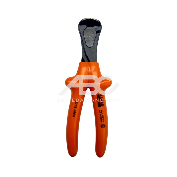 ALICATES DE CORTE FRONTAL AISLADOS BAHCO 527S-200A-RN