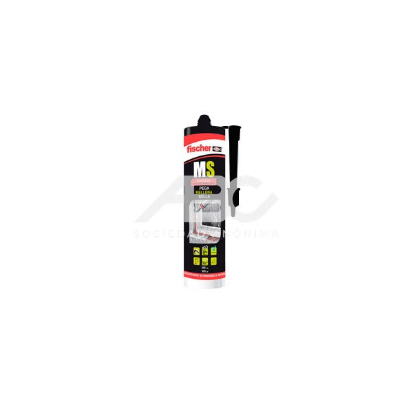 SELLADOR ADHESIVO MS NEGRO 290ML BASE QUIMICA HIBRIDA FISCHER 538488