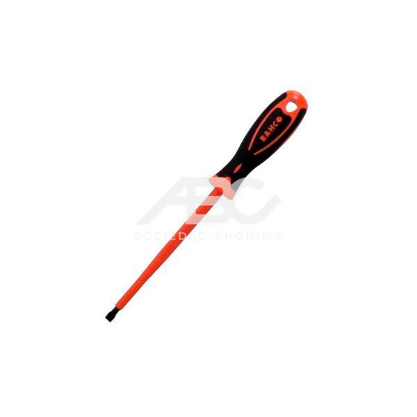 DESTORNILLADOR AISLADO PARA TORNILLOS RANURADOS - ISO 2380, IEC 60900, CERTIFICADO VDE BAHCO 813IEC3-100RN