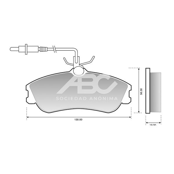 PASTILLAS DE FRENO - PAST D BERLINGO/XSARA/PARTNER PLASBESTOS 83391
