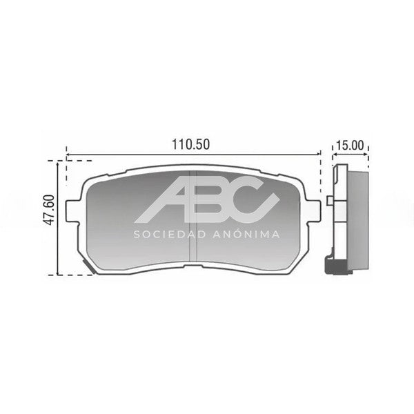 PASTILLAS DE FRENO DELANTERAS FIAT ARGO/CRONOS/PULSE 1.3 2022/2024 PLASBESTOS 83868