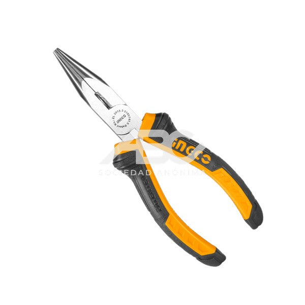 ALICATE PUNTA LARGA. TAMAÑO 6 / 160 MM. ERGONOMETRICOS Y ANTIDESLIZANTE INGCO HLNP08168
