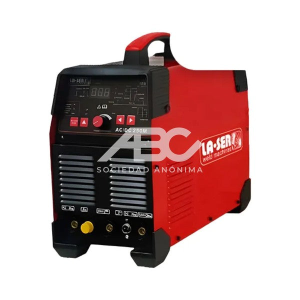 SOLDADORA INVERTER MULTIFUNCION TIG AC/DC 250A ALUMINIO LASER ACDC250M