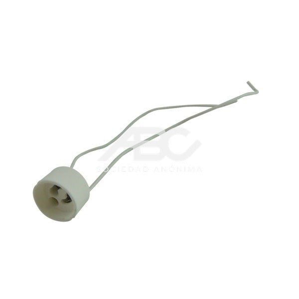 PORTALAMPARA PORCELANA AKAI GU10/GZ10 CABLE SILICONA 20C (UXB 100) AK1000