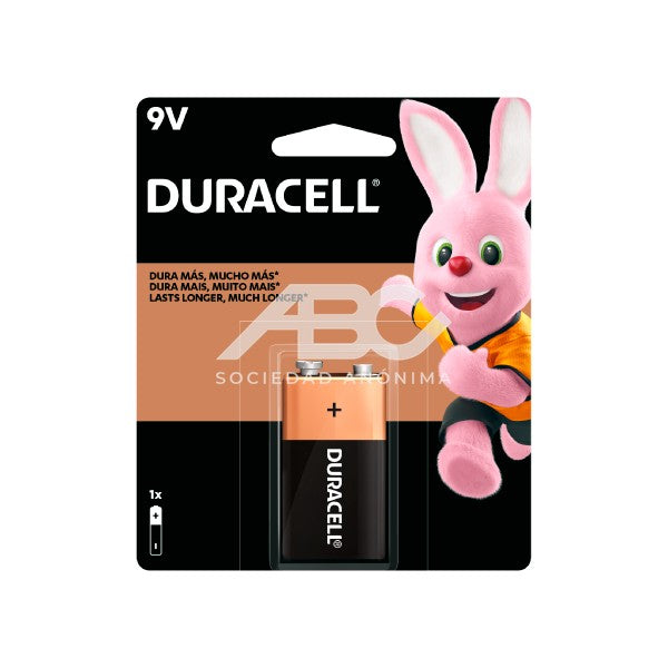 PILA/BATERIA ALCALINA 9V BLISTER X 1UN DURACELL 41333001043