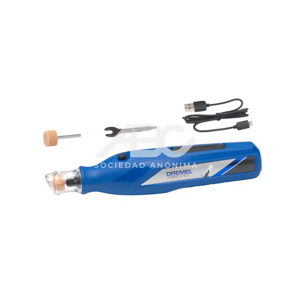 MINITORNO 7350-1/2 PET CON BATERÍA DE IONES DE LITIO (3,6 V), 1 ADITAMENTO Y 2 ACCESORIOS DREMEL F0137350PA
