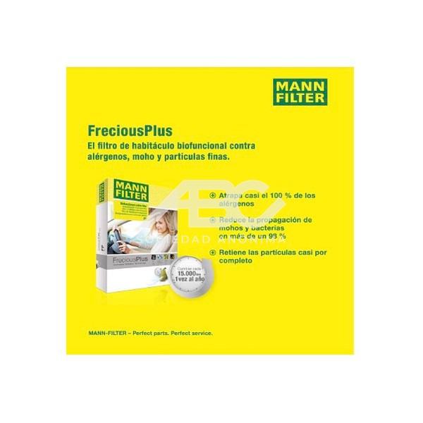 FILTRO HABITACULO LIVIANO TIPO FRECIOUS PLUS MANN FP 8430