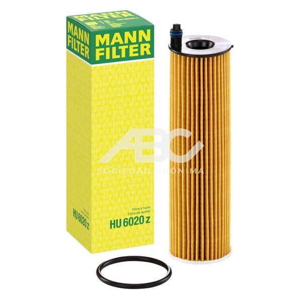 FILTRO DE ACEITE PARA MERCEDES BENZ SPRINTER 311, 314, 414, 417, 517 CDI MANN HU 6020 Z