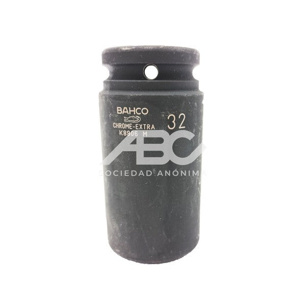 BOCALLAVES LARGOS DE IMPACTO 3/4" CON PERFIL HEXAGONAL MÉTRICO Y ACABADO FOSFATADO SERIE LARGA BAHCO K8906M-32