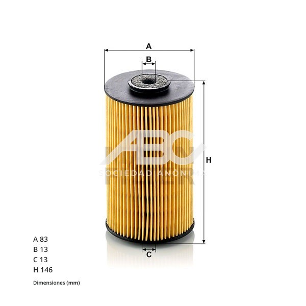 FILTRO DE COMBUSTIBLE KALMAR LMV LINDE POCLAIN STILL TOWNMOTOR VOLVO CONSTRUCTION EQUIPMENT MANN P 811