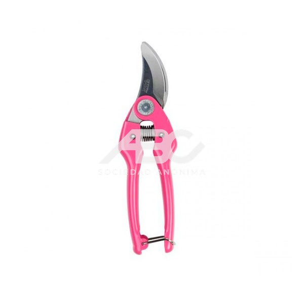 TIJERA PARA PODA COLOR PINK PARA JARDINERIA GENERAL, DIAMETRO DE CORTE 20MM, LARGO 25CM BAHCO PG-14-PINK
